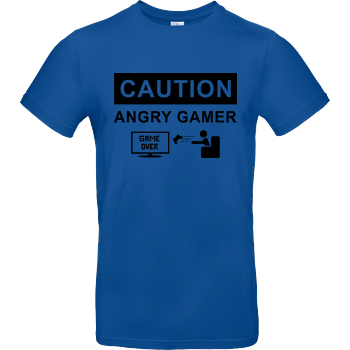 Caution! Angry Gamer B&C EXACT 190 - Royal Blue