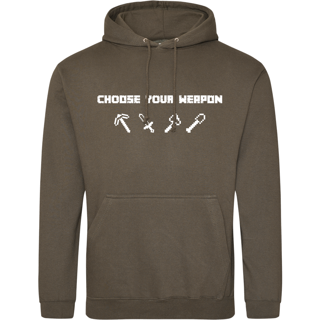bjin94 Choose Your Weapon MC-Edition Sweatshirt JH Hoodie - Khaki