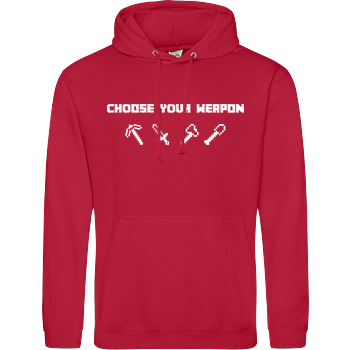 Choose Your Weapon MC-Edition JH Hoodie - red