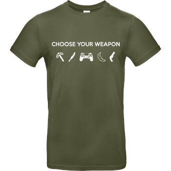bjin94 Choose Your Weapon v1 T-Shirt B&C EXACT 190 - Khaki