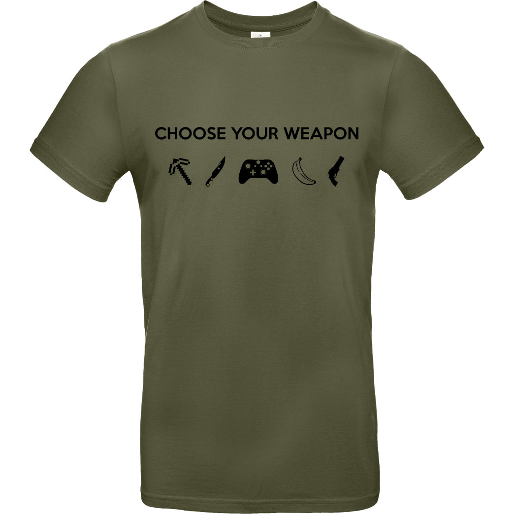 bjin94 Choose Your Weapon v2 T-Shirt B&C EXACT 190 - Khaki