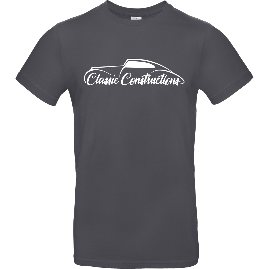 Classic Constructions Classic Constructions - Logo T-Shirt B&C EXACT 190 - Dark Grey