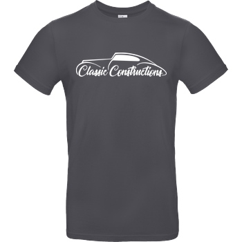 Classic Constructions Classic Constructions - Logo T-Shirt B&C EXACT 190 - Dark Grey
