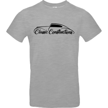 Classic Constructions Classic Constructions - Logo T-Shirt B&C EXACT 190 - heather grey