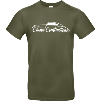 Classic Constructions Classic Constructions - Logo T-Shirt B&C EXACT 190 - Khaki
