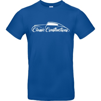 Classic Constructions Classic Constructions - Logo T-Shirt B&C EXACT 190 - Royal Blue