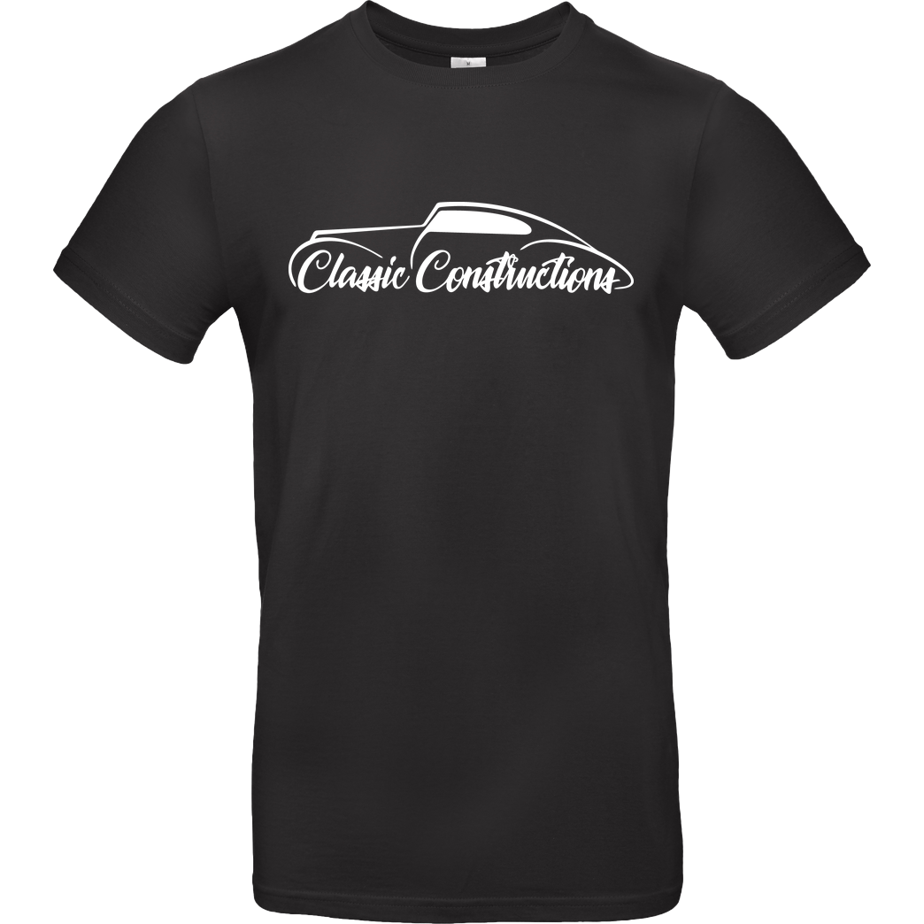 Classic Constructions Classic Constructions - Logo T-Shirt B&C EXACT 190 - Black