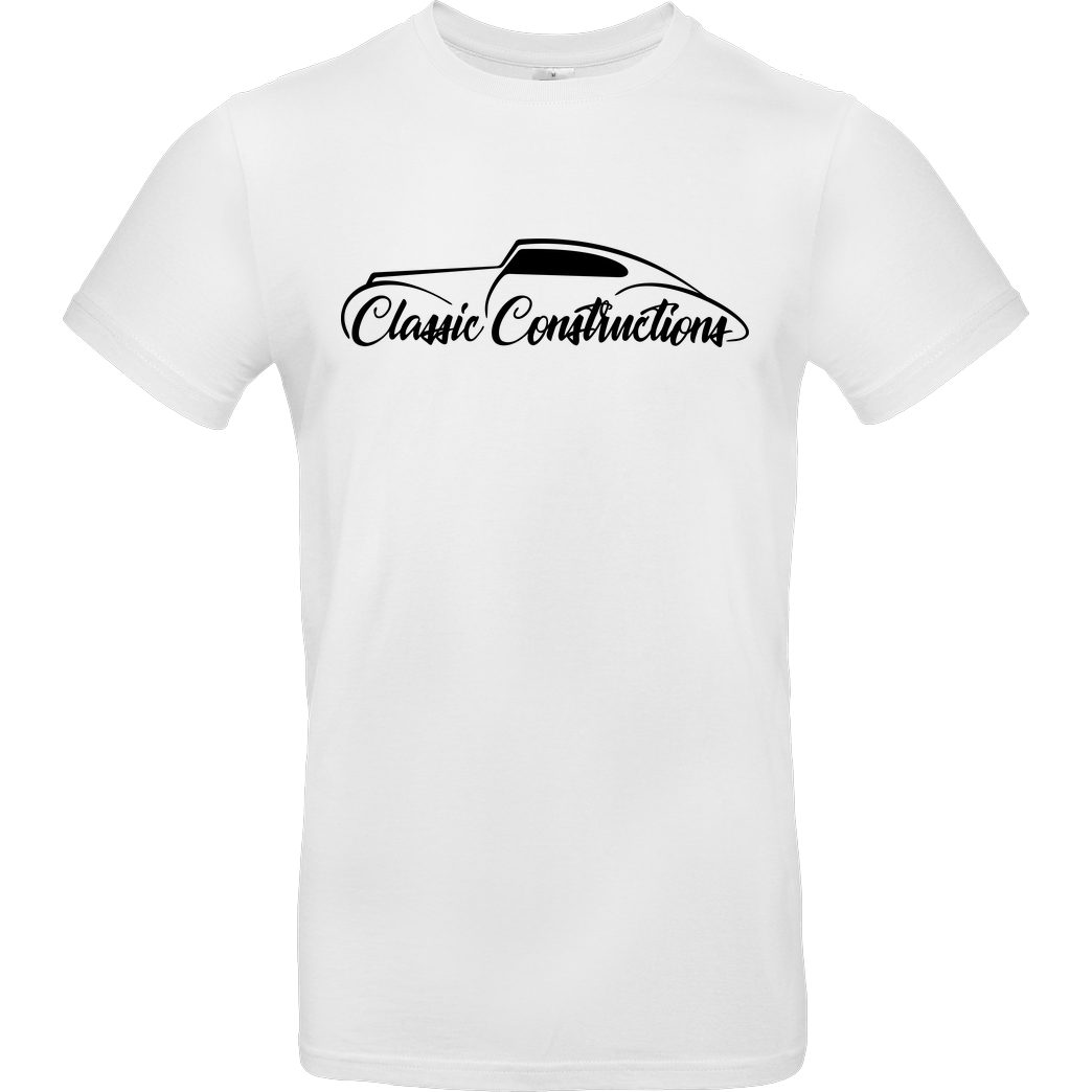 Classic Constructions Classic Constructions - Logo T-Shirt B&C EXACT 190 -  White
