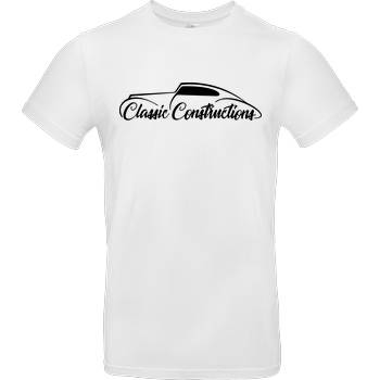 Classic Constructions Classic Constructions - Logo T-Shirt B&C EXACT 190 -  White