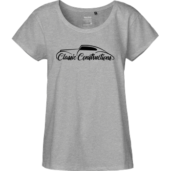 Classic Constructions - Logo Fairtrade Loose Fit Girlie - heather grey