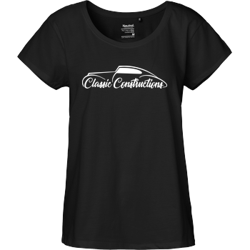 Classic Constructions - Logo Fairtrade Loose Fit Girlie - black