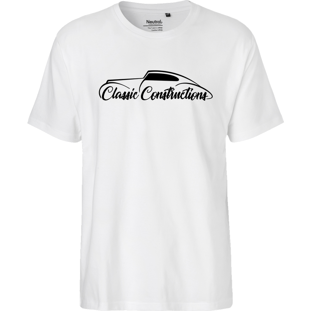 Classic Constructions Classic Constructions - Logo T-Shirt Fairtrade T-Shirt - white