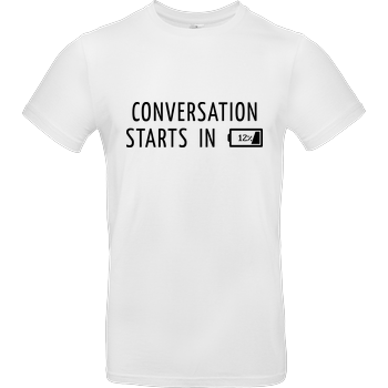 Conversation Starts in 12% B&C EXACT 190 -  White