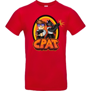 CPat CPat - Crew T-Shirt B&C EXACT 190 - Red