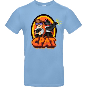 CPat CPat - Crew T-Shirt B&C EXACT 190 - Sky Blue