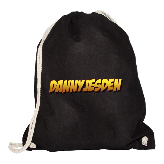 Danny Jesden - Danny Jesden - Logo - Beutel - Gymsac schwarz