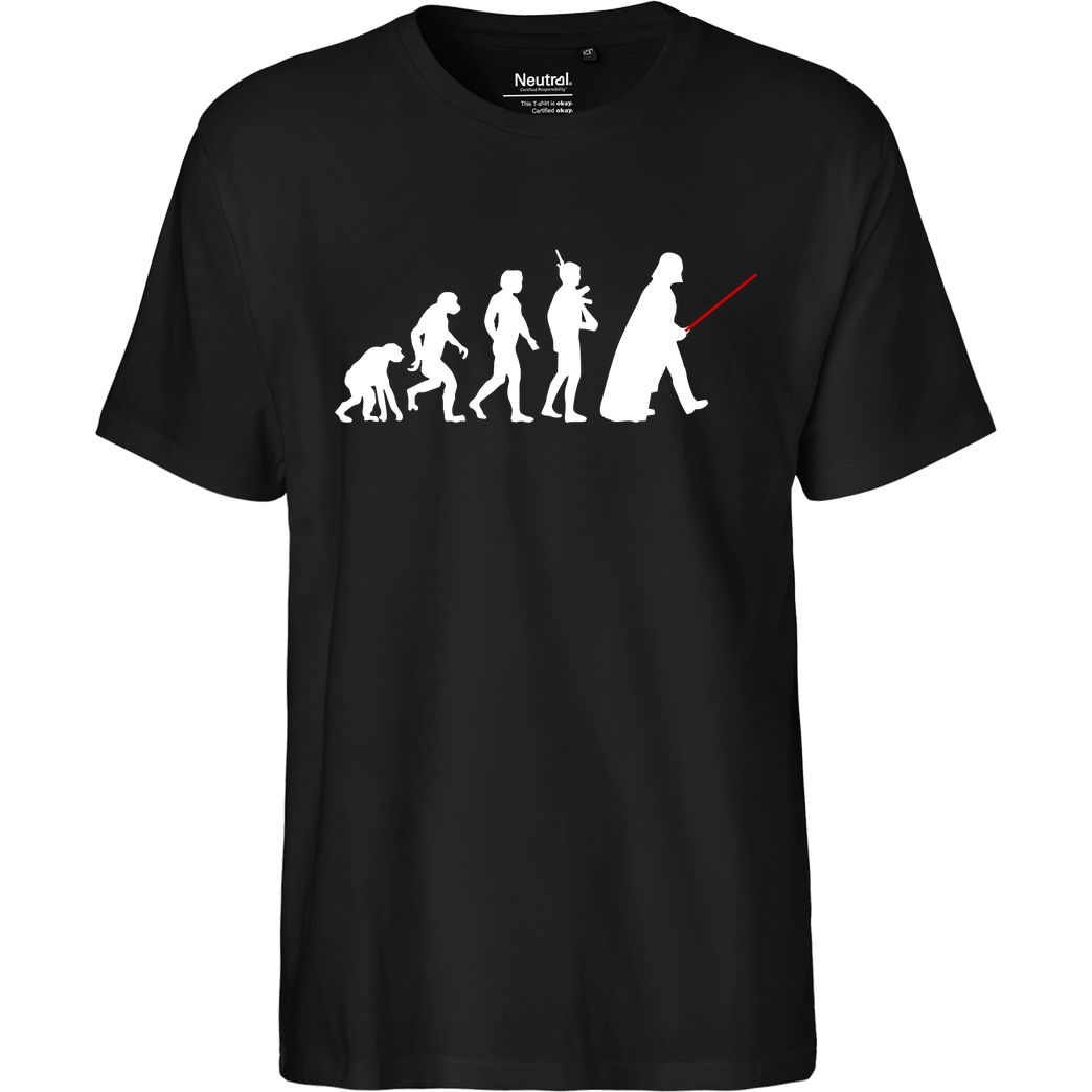 None Dark Force Evolution T-Shirt Fairtrade T-Shirt - black