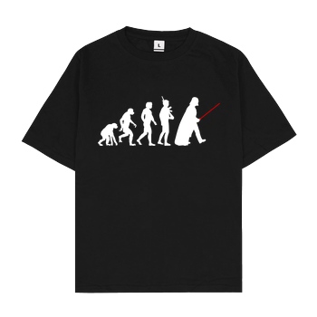 None Dark Force Evolution T-Shirt Oversize T-Shirt - Black