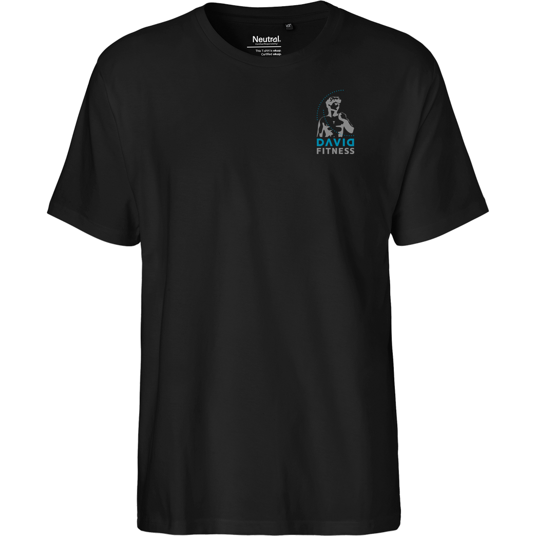 DAVID Fitness DAVID FITNESS COLLECTION T-Shirt Fairtrade T-Shirt - black