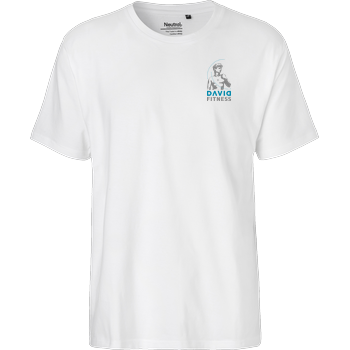 DAVID FITNESS COLLECTION Fairtrade T-Shirt - white