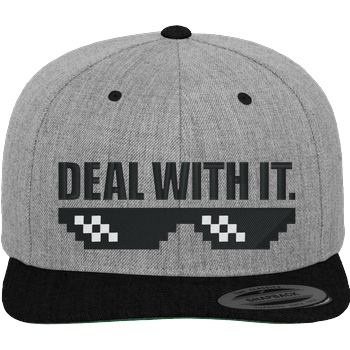 Deal with It. Cap black