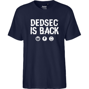 Dedsec is Back Fairtrade T-Shirt - navy