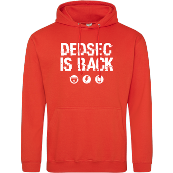 Dedsec is Back JH Hoodie - Orange