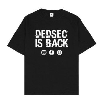 Dedsec is Back Oversize T-Shirt - Black