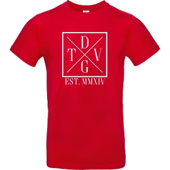 DennisGamingTV DennisGamingTV - X-Logo T-Shirt B&C EXACT 190 - Red