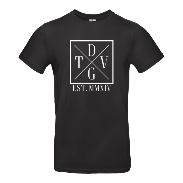 DennisGamingTV - DennisGamingTV - X-Logo - T-Shirt - B&C EXACT 190 - Black