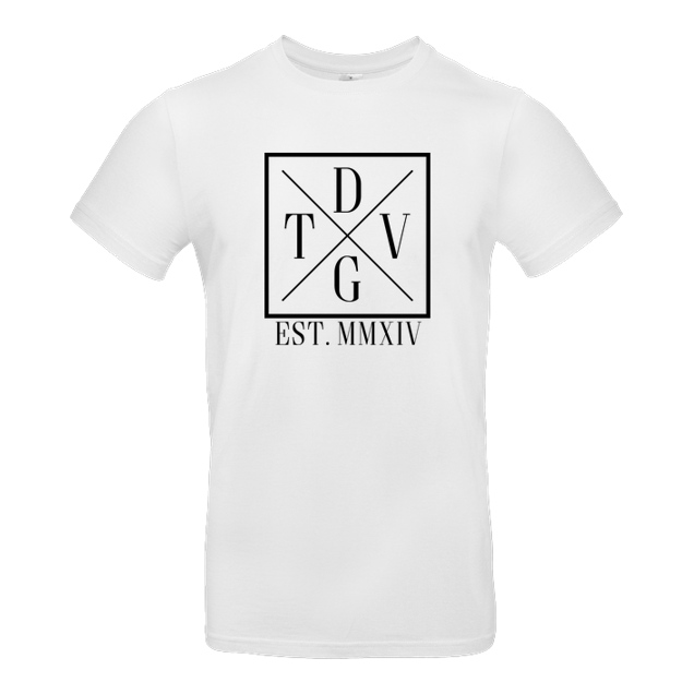 DennisGamingTV - DennisGamingTV - X-Logo - T-Shirt - B&C EXACT 190 -  White