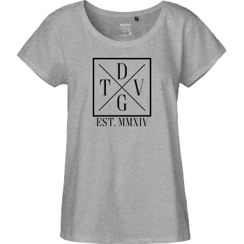 DennisGamingTV DennisGamingTV - X-Logo T-Shirt Fairtrade Loose Fit Girlie - heather grey