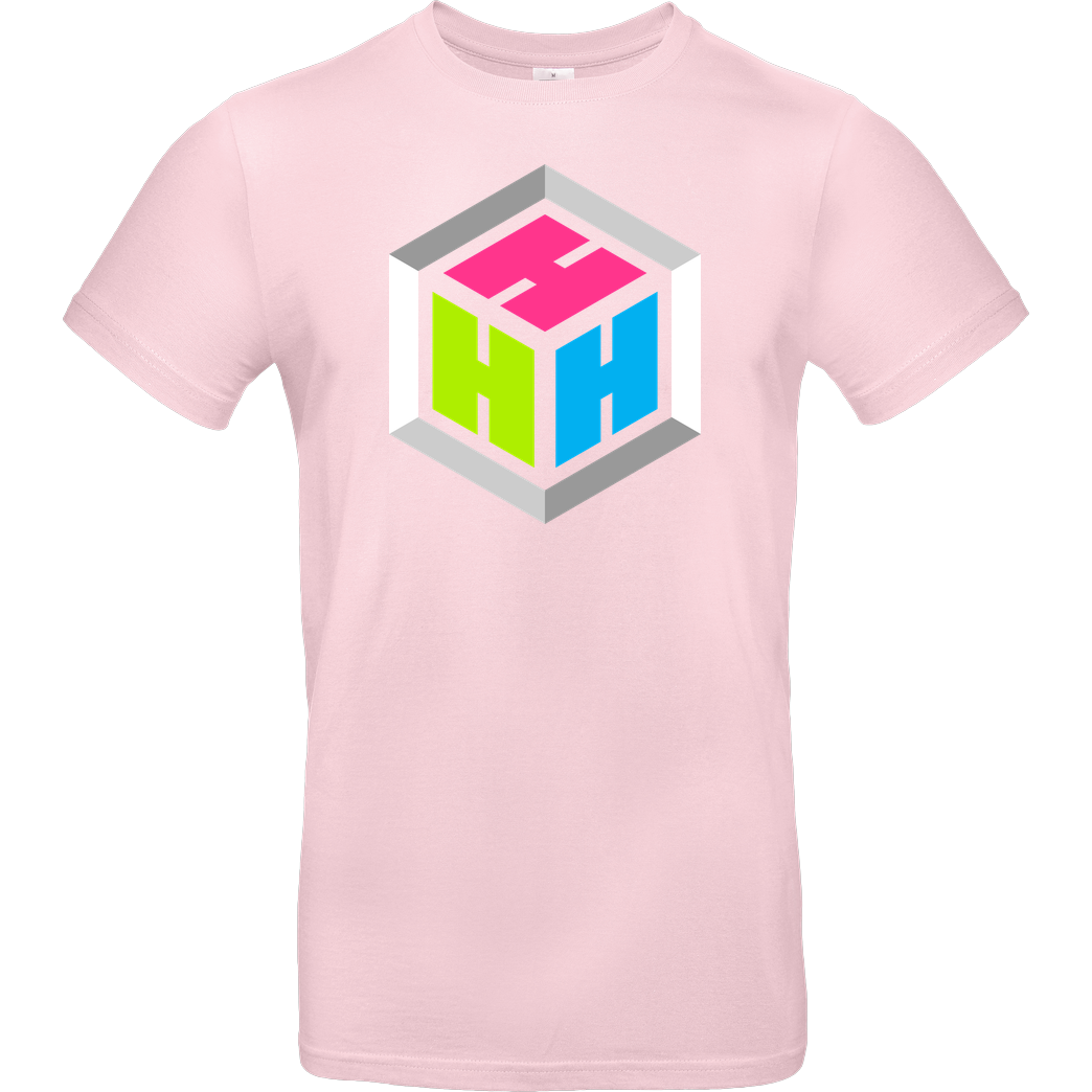 der_hacki Der Hacki - Logo T-Shirt B&C EXACT 190 - Light Pink