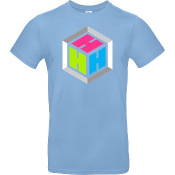 der_hacki Der Hacki - Logo T-Shirt B&C EXACT 190 - Sky Blue