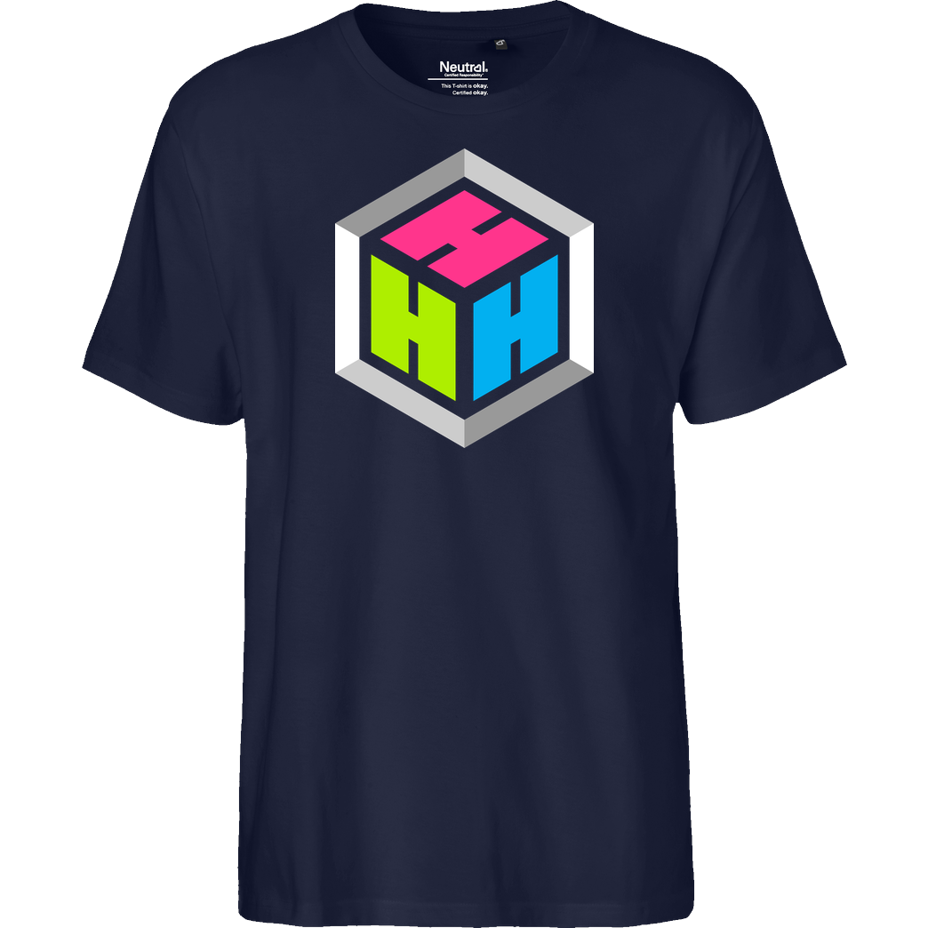der_hacki Der Hacki - Logo T-Shirt Fairtrade T-Shirt - navy