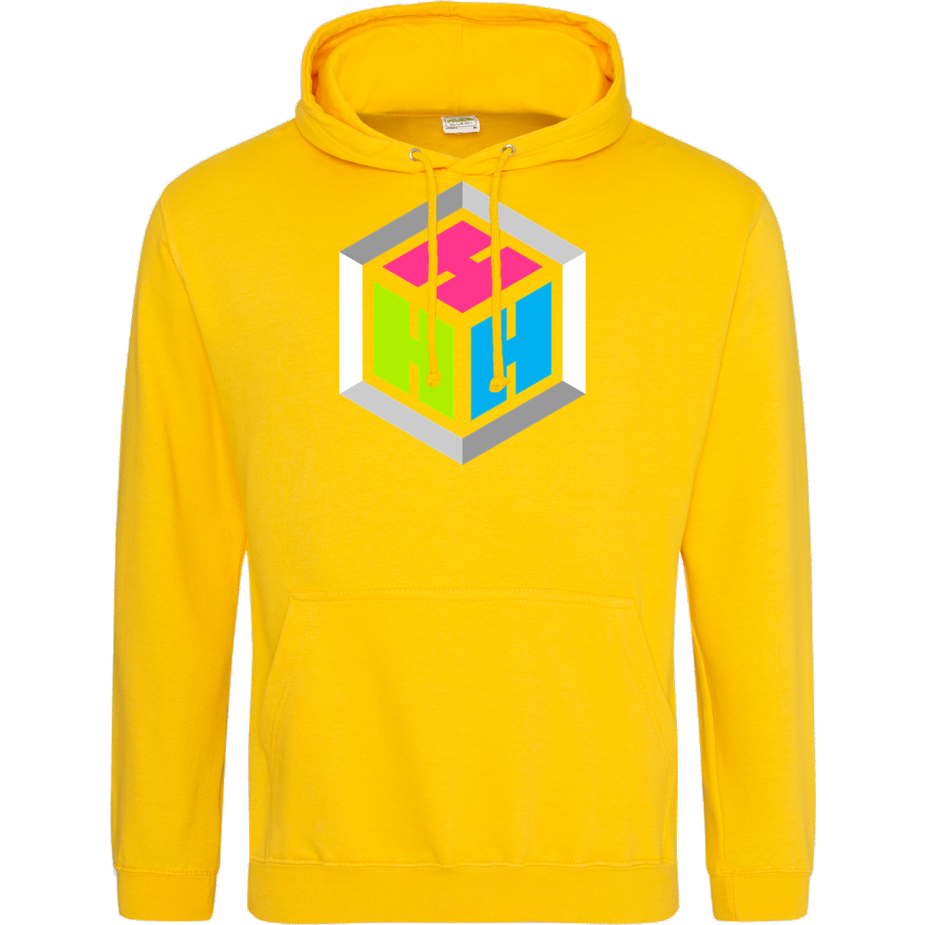 der_hacki Der Hacki - Logo Sweatshirt JH Hoodie - Gelb