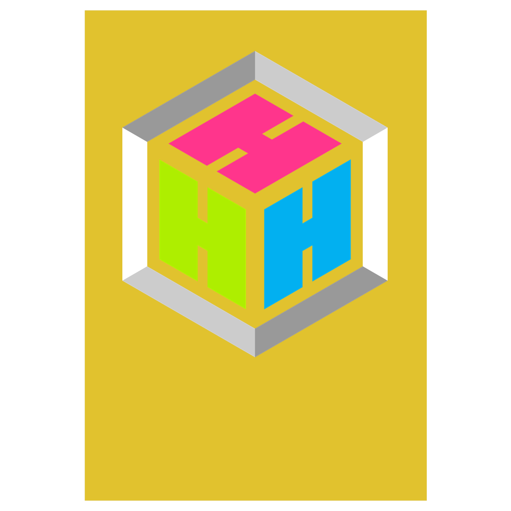 der_hacki Der Hacki - Logo Druck Art Print yellow