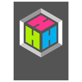 Der Hacki - Logo Art Print grey