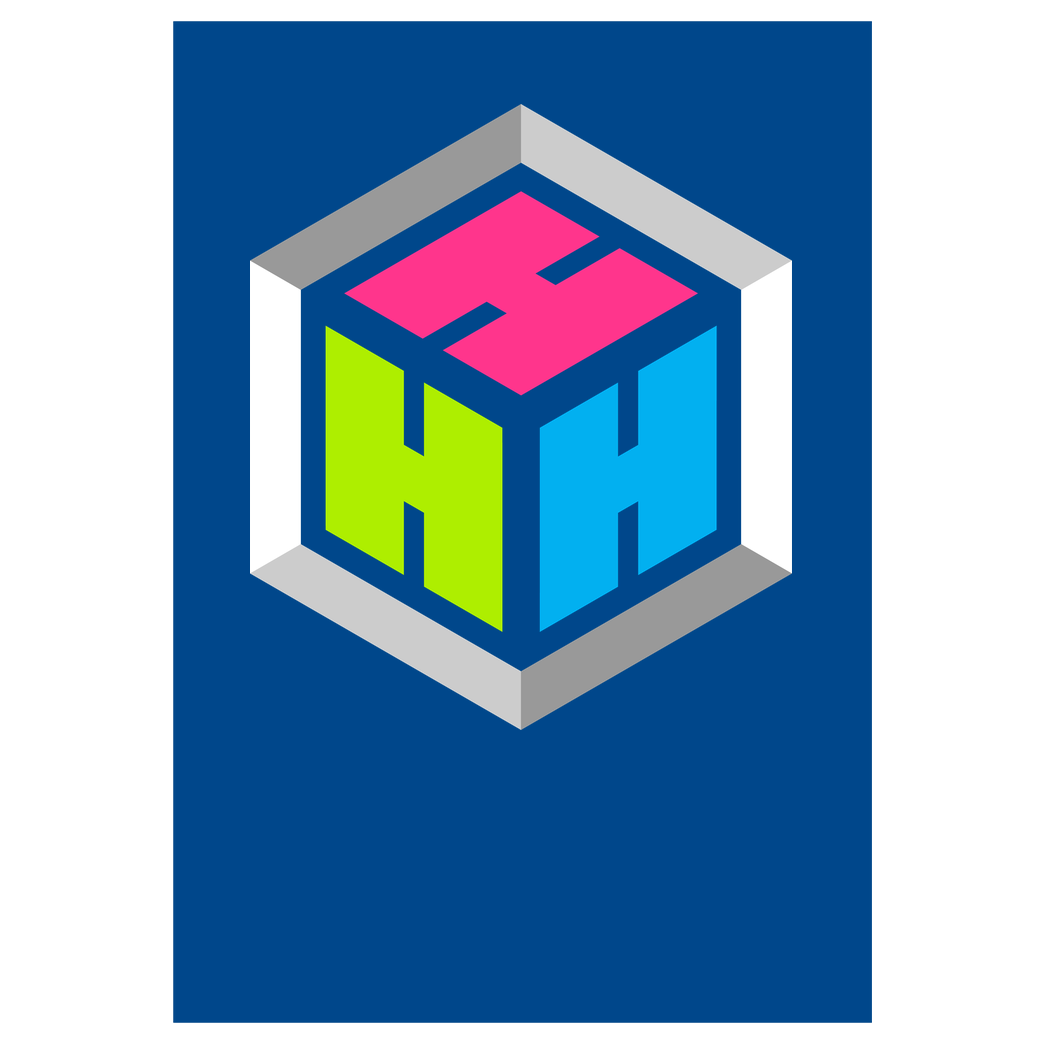 der_hacki Der Hacki - Logo Druck Art Print blue