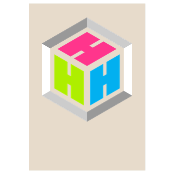 Der Hacki - Logo Art Print sand