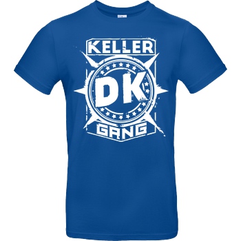 Der Keller Der Keller - Gang Cracked Logo T-Shirt B&C EXACT 190 - Royal Blue