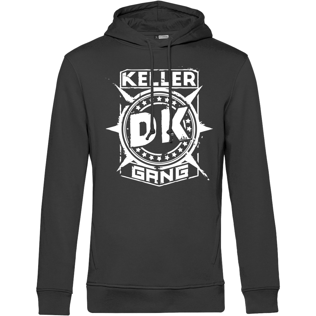 Der Keller Der Keller - Gang Cracked Logo Sweatshirt B&C HOODED INSPIRE - black