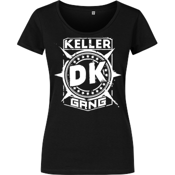 Der Keller - Gang Cracked Logo Girlshirt schwarz
