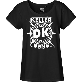 Der Keller - Gang Cracked Logo Fairtrade Loose Fit Girlie - black