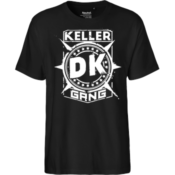 Der Keller - Gang Cracked Logo Fairtrade T-Shirt - black