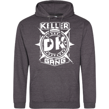 Der Keller - Gang Cracked Logo JH Hoodie - Dark heather grey