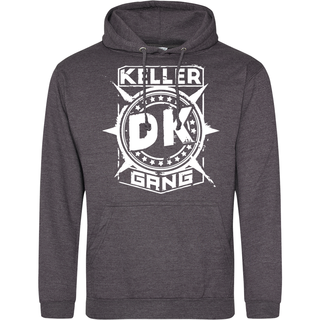 Der Keller Der Keller - Gang Cracked Logo Sweatshirt JH Hoodie - Dark heather grey
