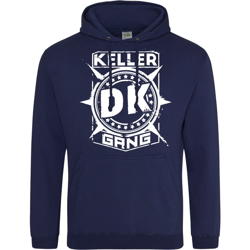 Der Keller Der Keller - Gang Cracked Logo Sweatshirt JH Hoodie - Navy