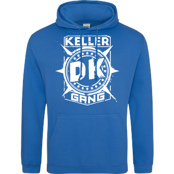 Der Keller - Gang Cracked Logo JH Hoodie - Sapphire Blue