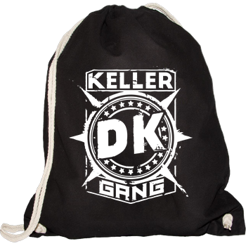 Der Keller - Gang Cracked Logo Gymsac schwarz